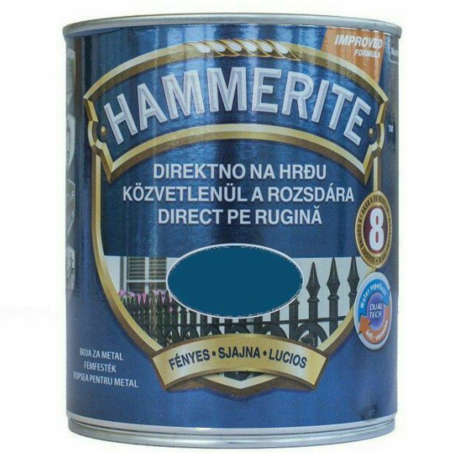 HAMMERITE Sjajni lak plavi 0,75 l