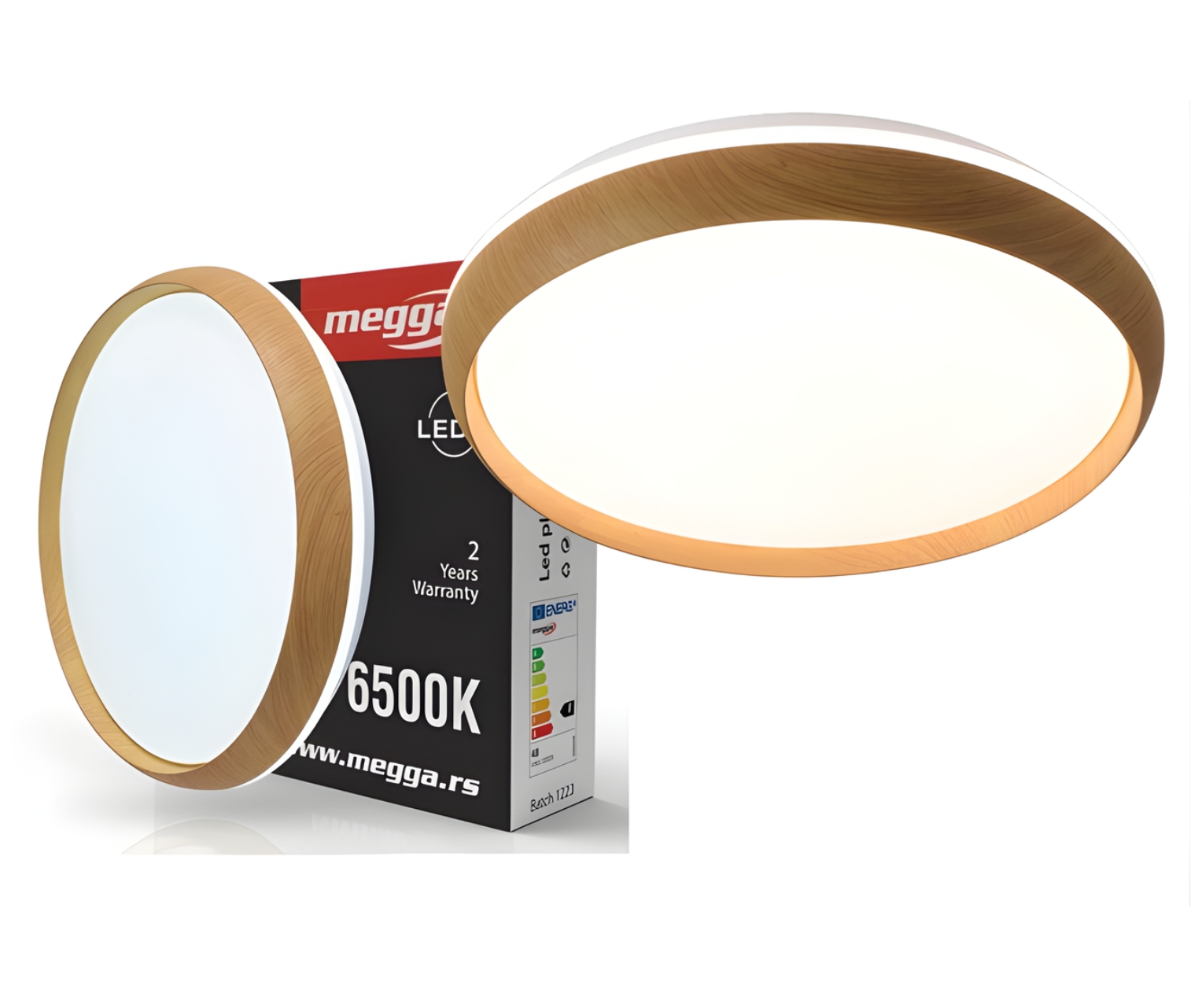  Plafonjera LED Luce-S imitacija drvo 24 W