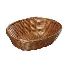 KESPER Košara za kruh ovalna 24x20x6 plastic-pletivo 1203378 kesper