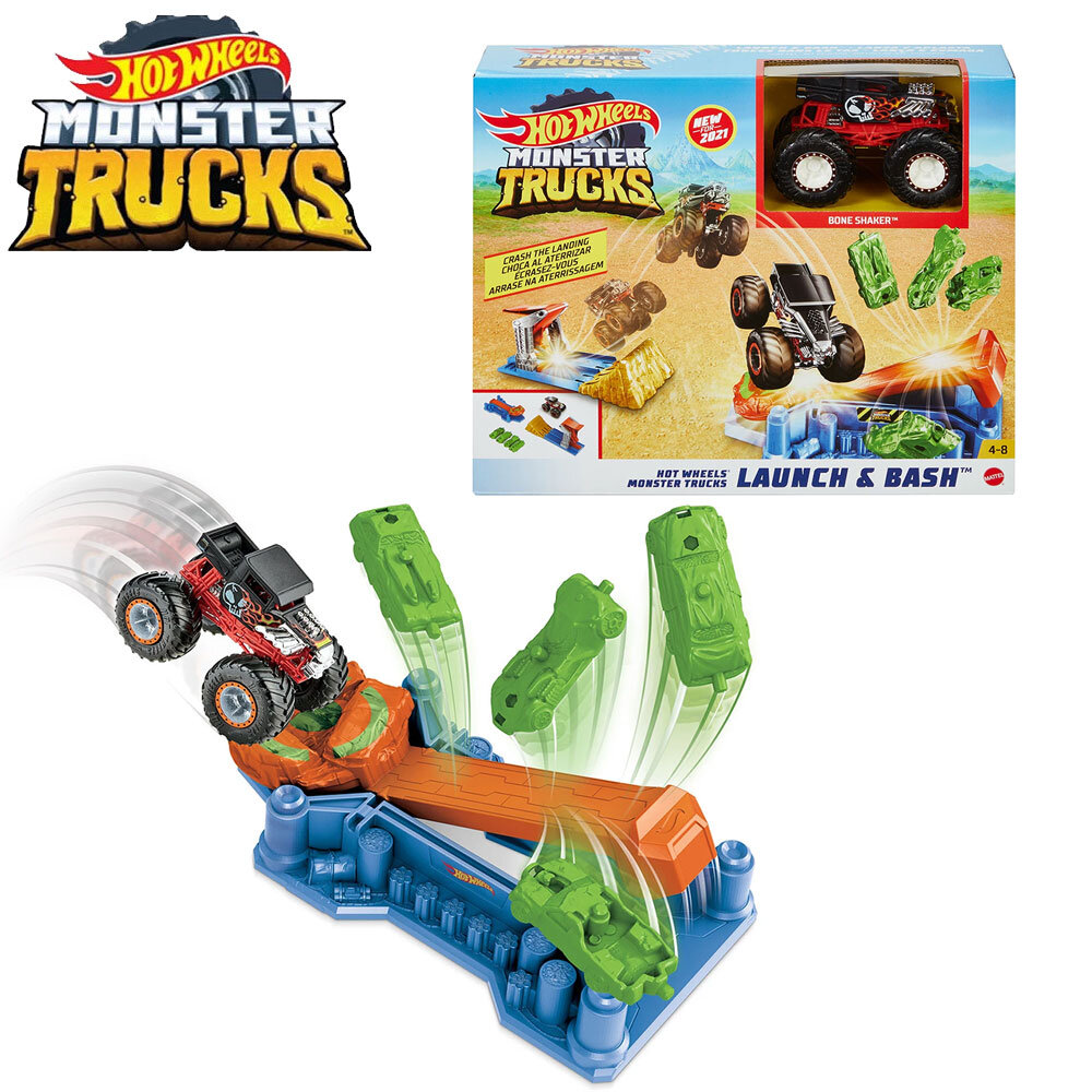 HOT WHEELS MONSTER TRUCK LANSER  HOT WHEELS MONSTER TRUCK LANSER