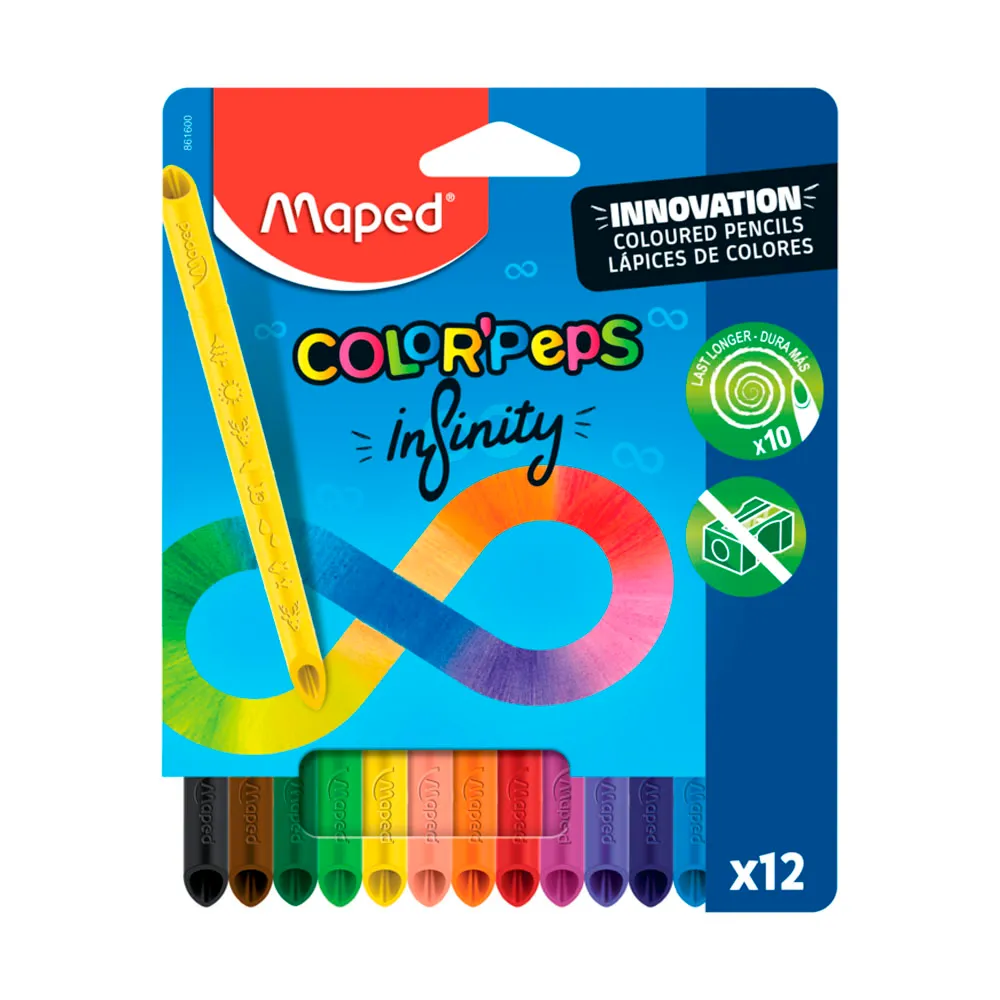 MAPED Bojice 12/1 color peps infinity 