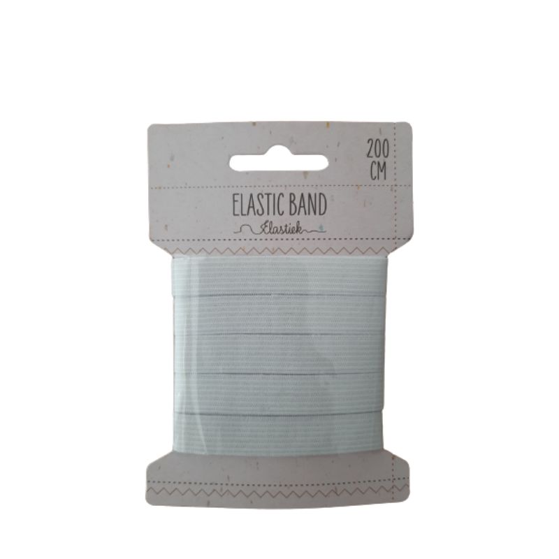 ELASTIČNA GUMA BIJELA 200X1,3CM  ELASTIČNA GUMA BIJELA 200X1,3CM