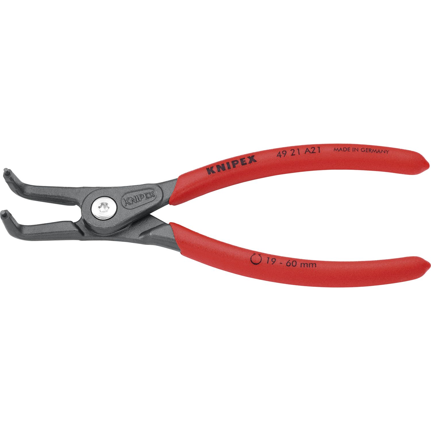 KNIPEX KLIJEŠTA ZA SIGURNOSNI PRSTEN 165 MM KOSA-ŠIREĆA 