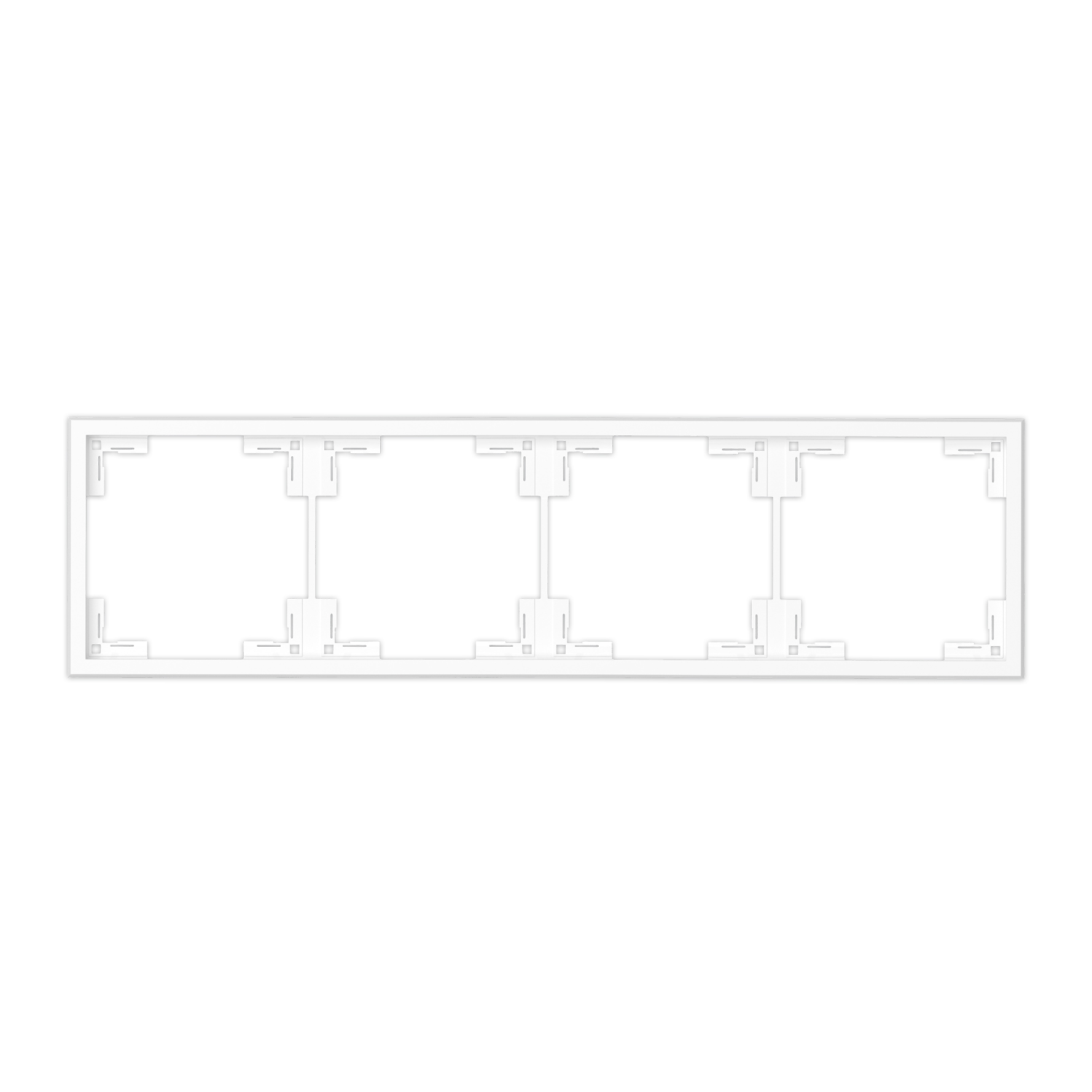 COMMEL Okvir četverostruki bijeli 153784