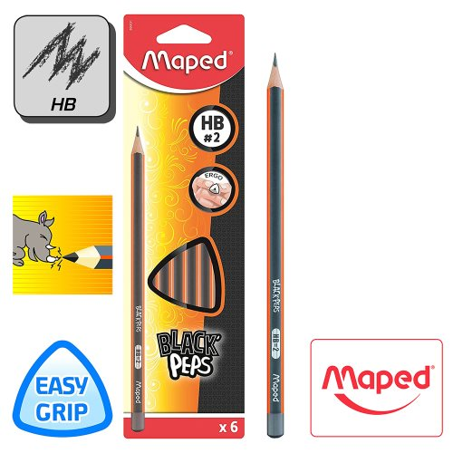 MAPED Olovka grafitna bez gumice HB 6/1 