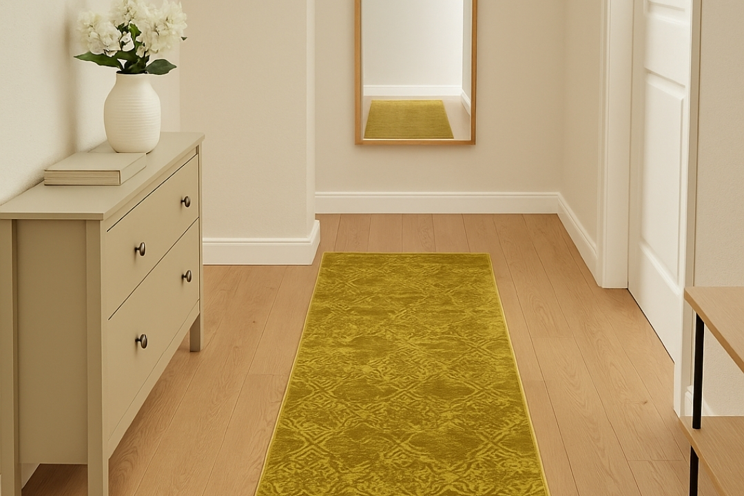 ISIK KADIFE TEPIH VINTAGE E3318 GOLD 80X150 