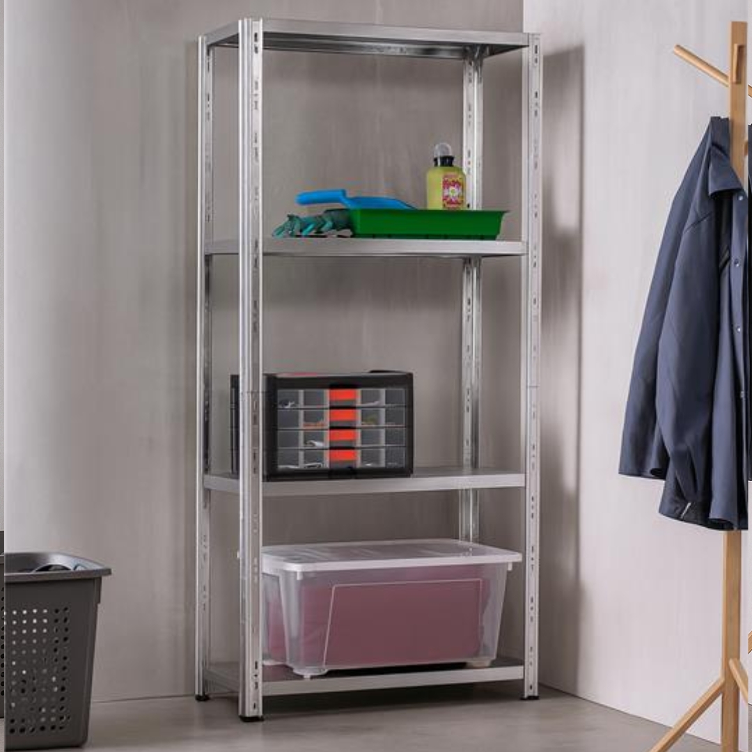  GALVANIZIRANA METALNA POLICA 4 NIVOA 150X75X30CM B350Z