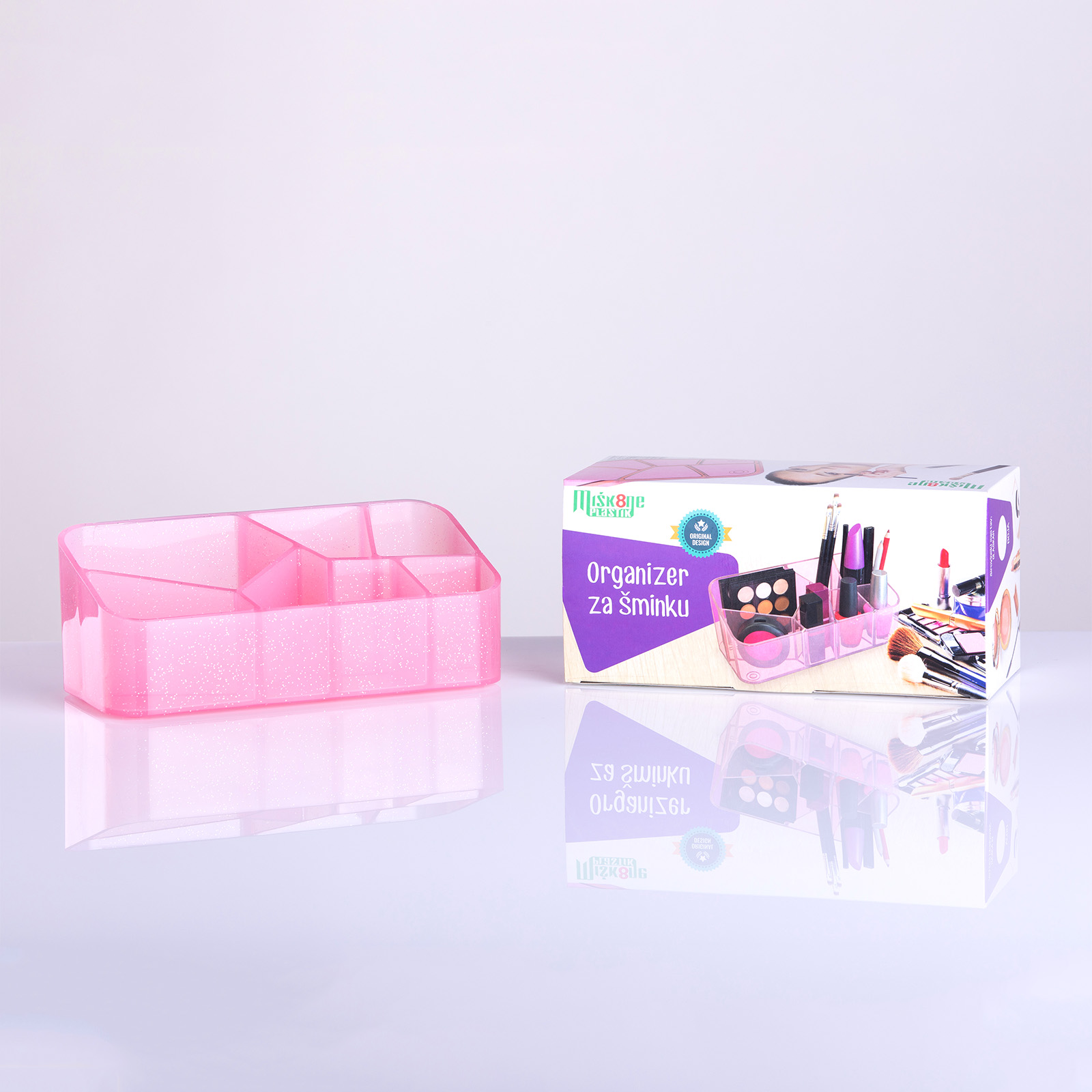 MIŠKONE PLASTIKA Organizer za šminku