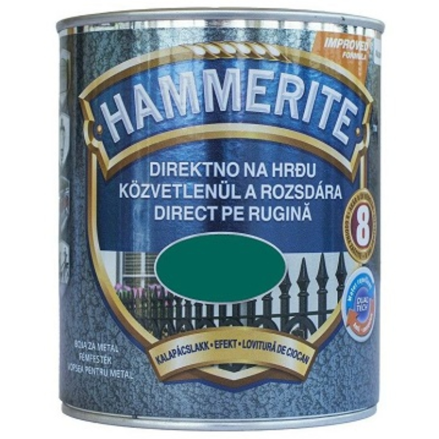 HAMMERITE Efekt lak tamno zelena 0,75 l 