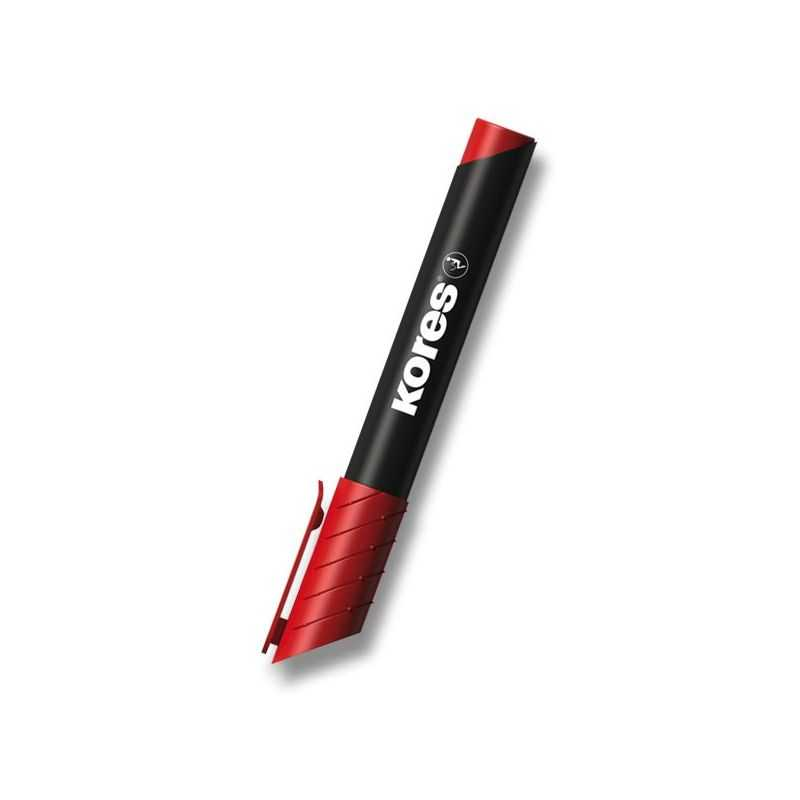KORES Marker permanentni 3mm crveni 
