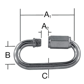 Rapid-karika 3,5 mm NIRO 1kom.  Rapid-karika 3,5 mm NIRO 1kom.