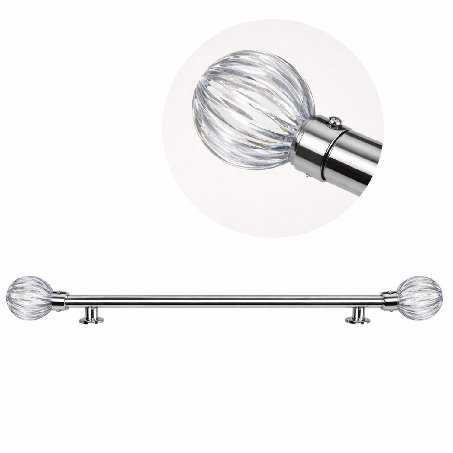  Karnišla inox 25 mm 160-300 cm single DP3953