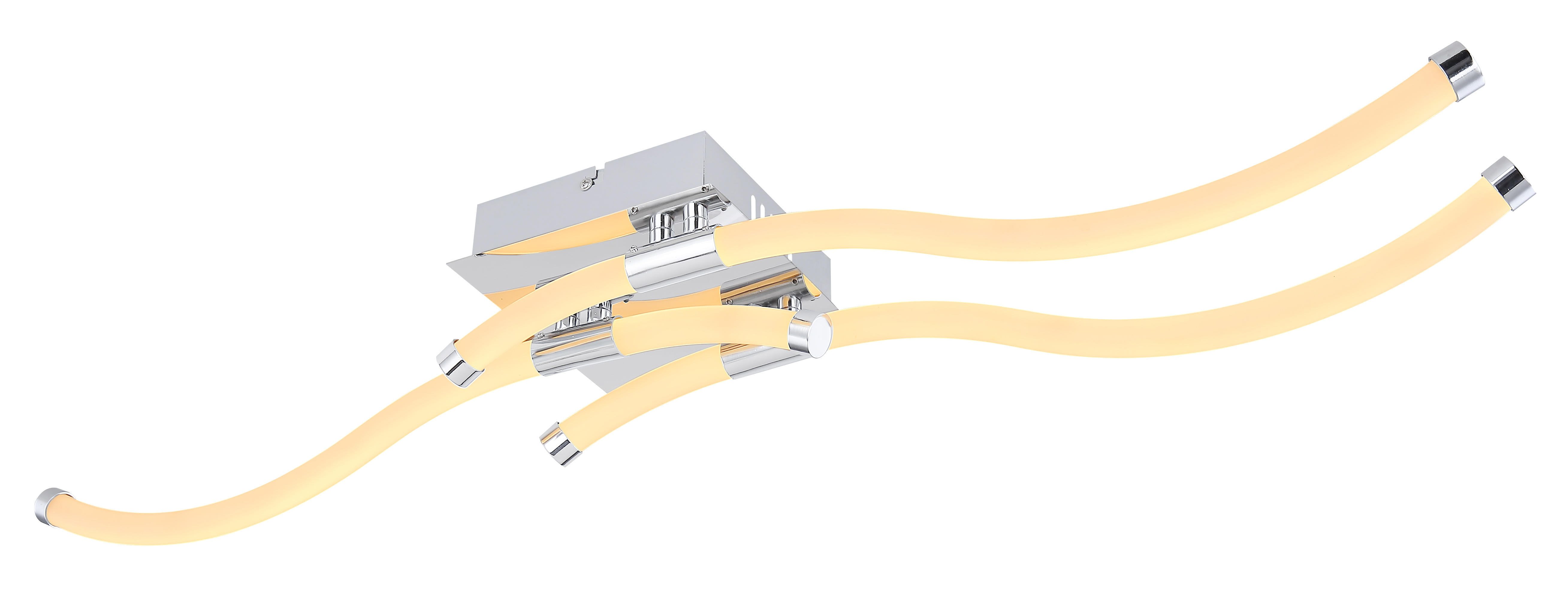 GLOBO Kaia plafonjera Metall Chrom 1xLED GLOBO Kaia plafonjera Metall Chrom 1xLED