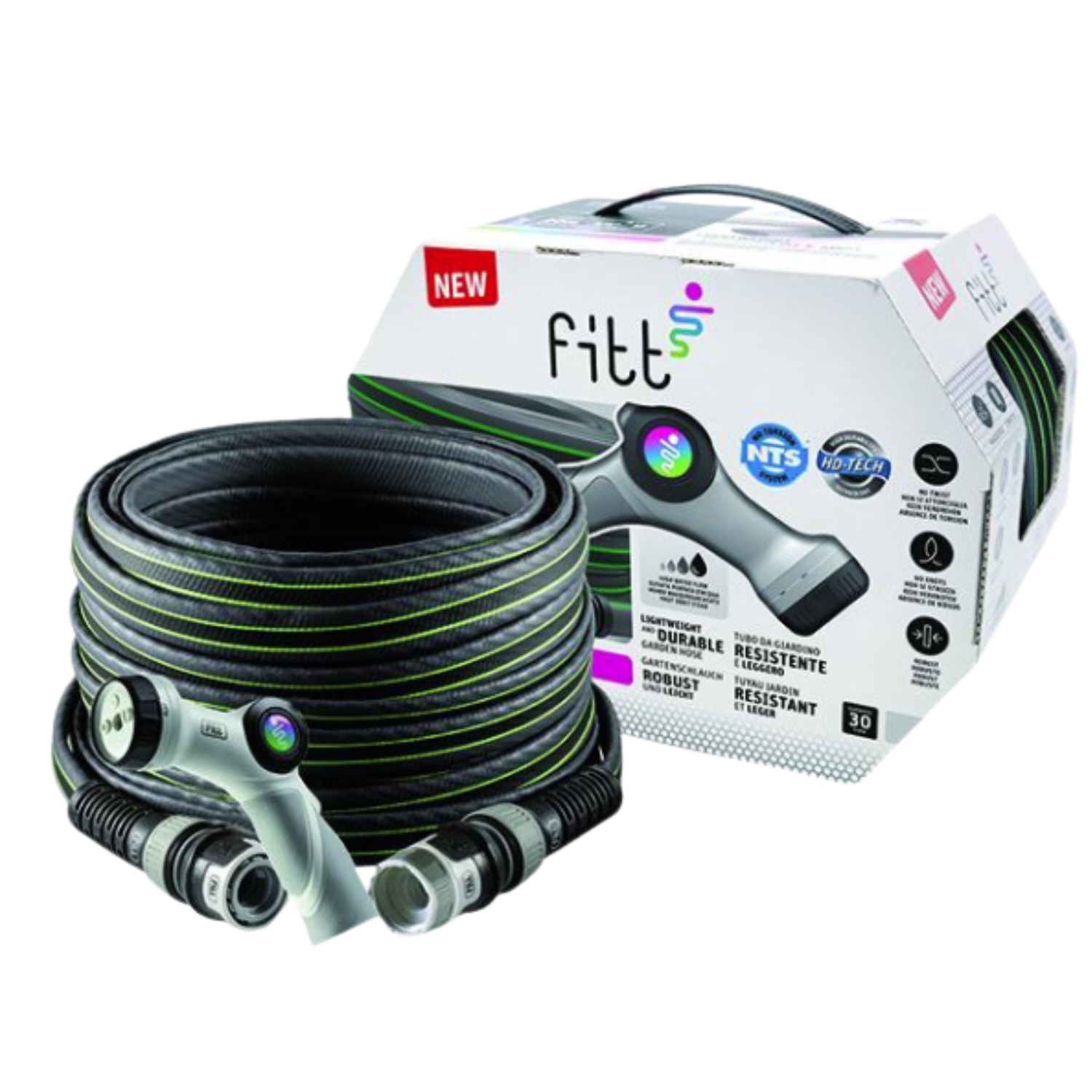 FITT Vrtno crijevo 15 mm 30 m FITT Force-Set