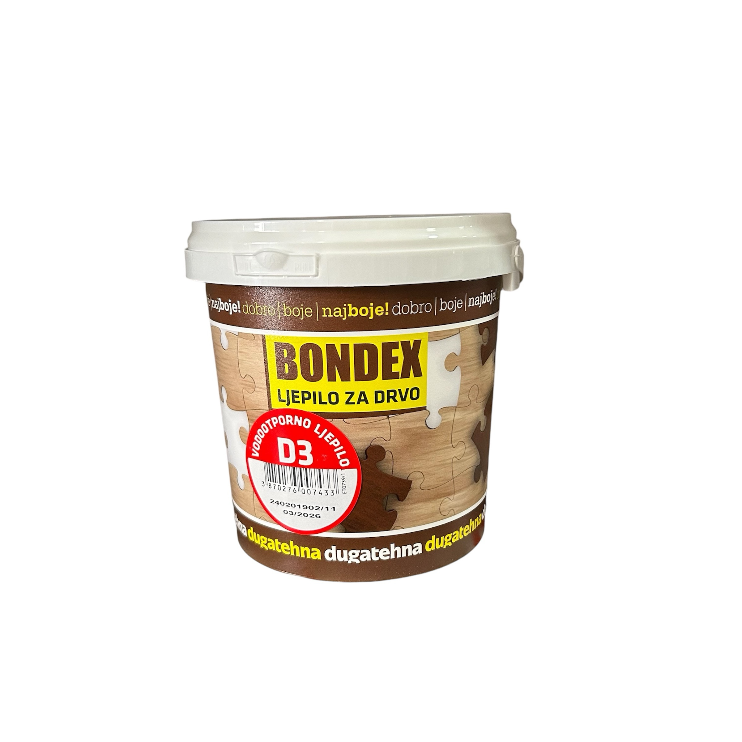 DUGATEHNA Bondex D3 ljepilo za drvo 1kg 09816 DUGATEHNA Bondex D3 ljepilo za drvo 1kg 09816