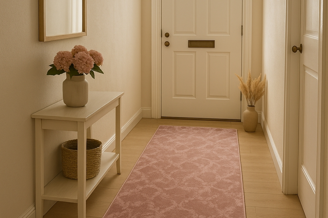 ISIK KADIFE TEPIH VINTAGE E3602 ROSE 80X150 