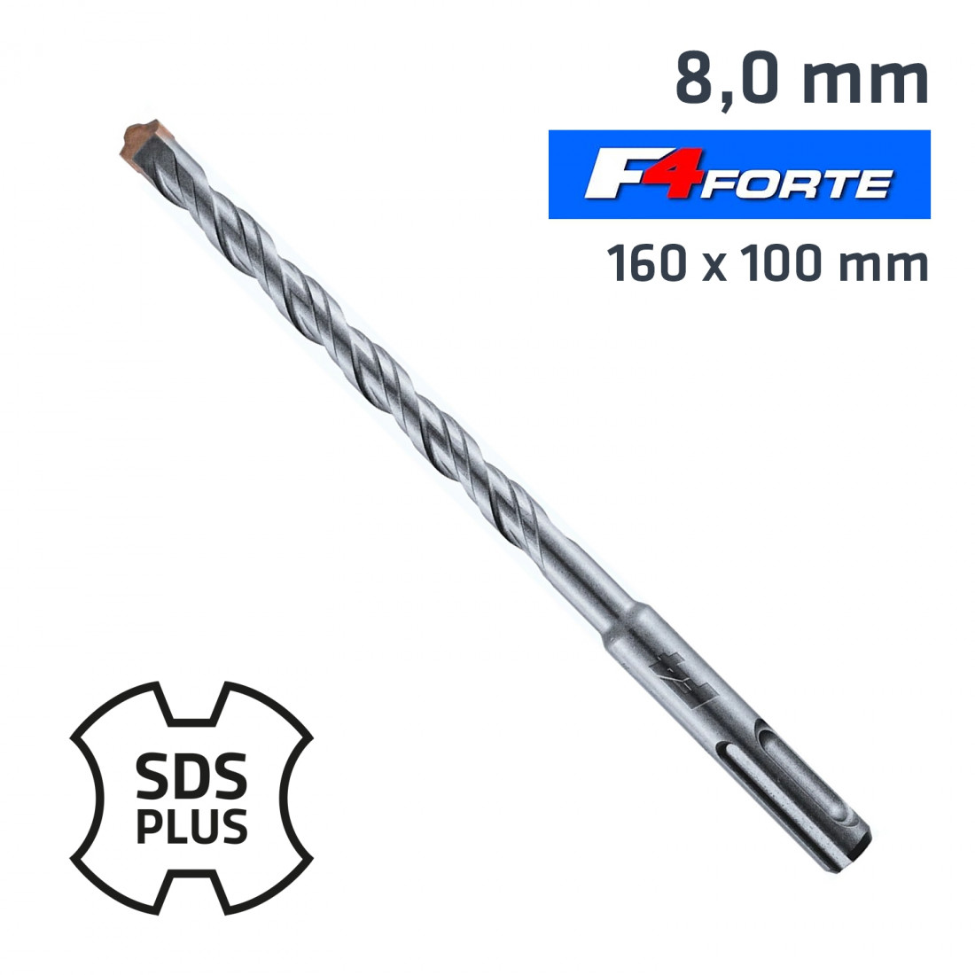 ALPEN Svrdlo za udarnu busilicu O 8,0 MM 160X100 Forte