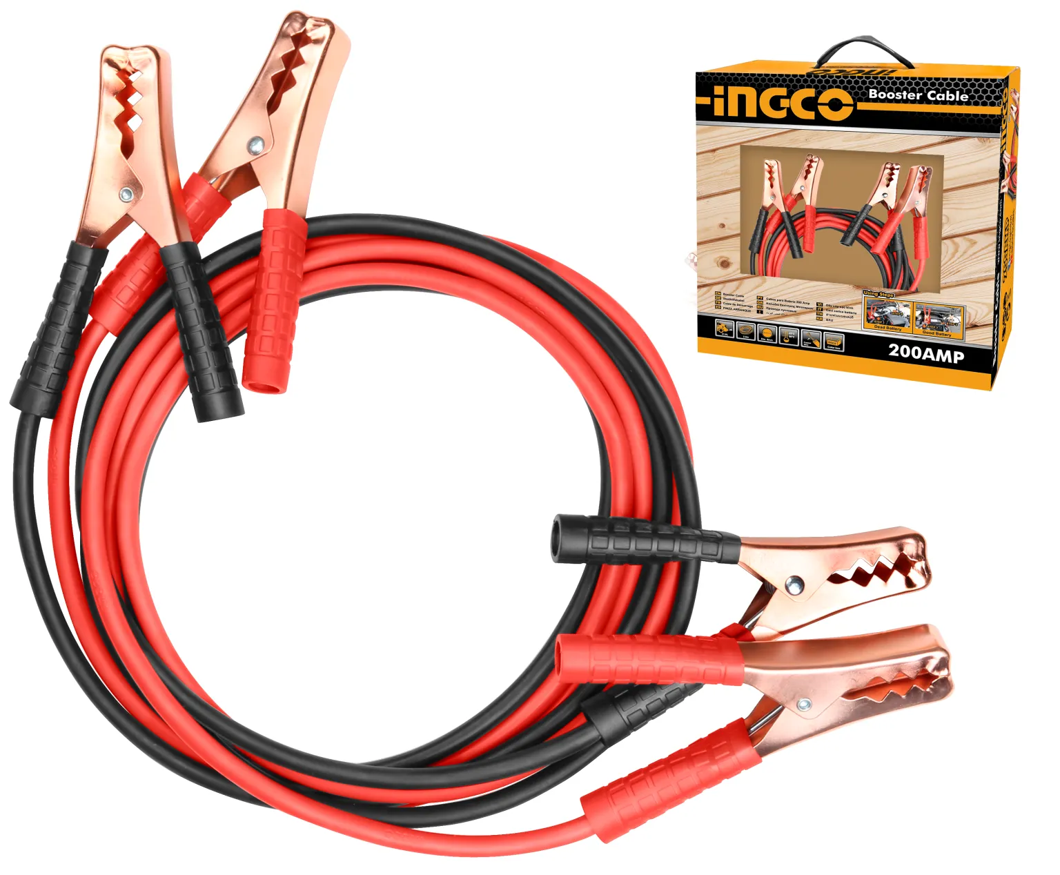 KABLOVI ZA POMOĆNO PALJENJE 600A HBTCP6008L INGCO  KABLOVI ZA POMOĆNO PALJENJE 600A HBTCP6008L INGCO