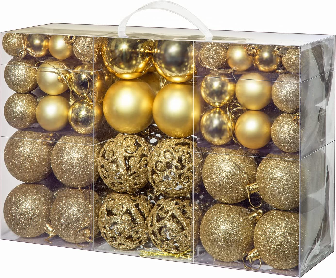 CHRISTMAS GIFTS KUGLE NOVOGODIŠNJE ZLATNE 100/1 CHRISTMAS GIFTS KUGLE NOVOGODIŠNJE ZLATNE 100/1