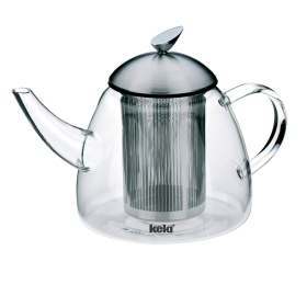 KELA Cajnik aurora 1,3l staklo 18/10-1232187 kela KELA Cajnik aurora 1,3l staklo 18/10-1232187 kela