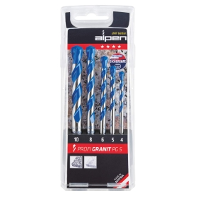ALPEN HM-Granite svrdla u setu PG5 5-dijelni 4-10mm