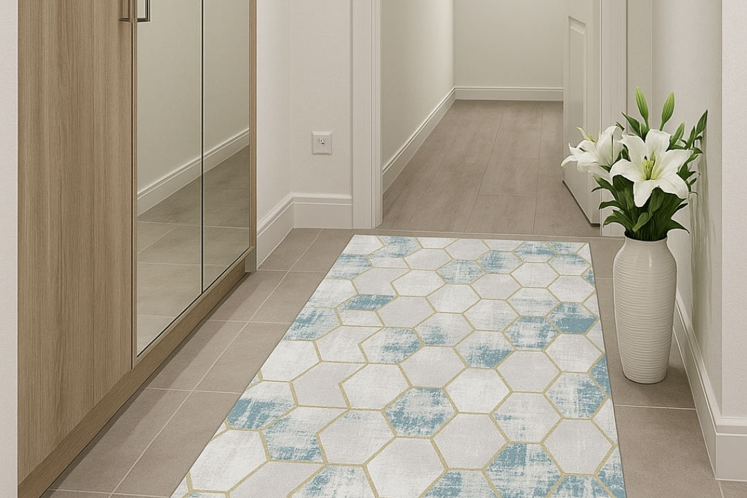 SAFYUN TEPIH ALISSA AS729 CREAM BLUE 80X150