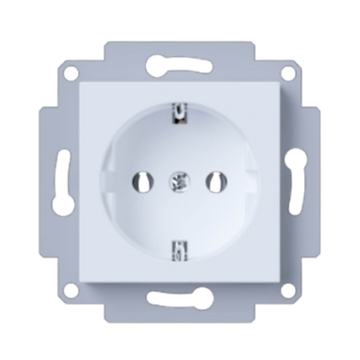 ELEKTROMATERIAL LENDAVA Utičnica bijela Rio