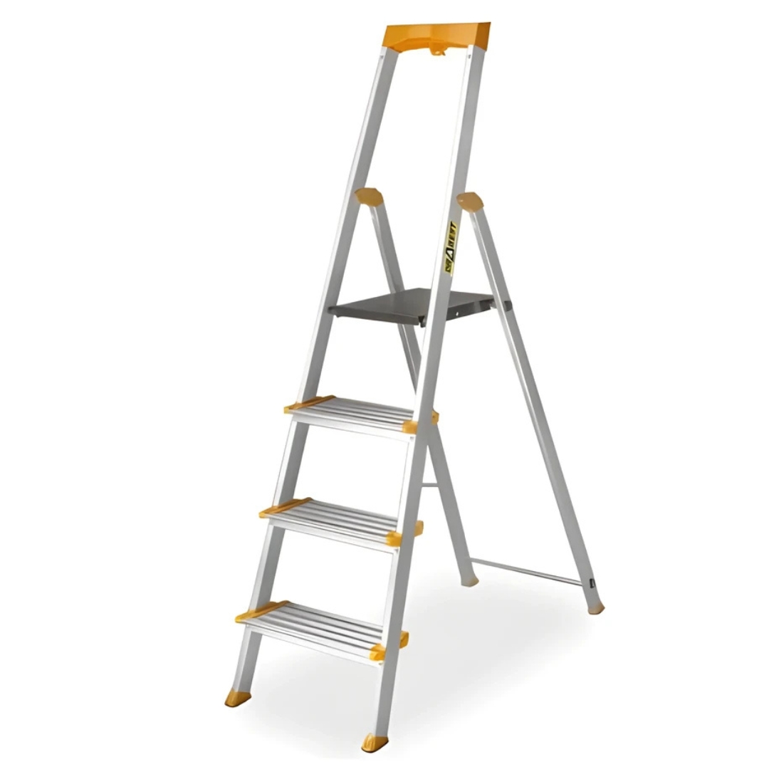 MAX Aluminijske kućne ljestve sa 4 stepenice MAX Aluminijske kućne ljestve sa 4 stepenice