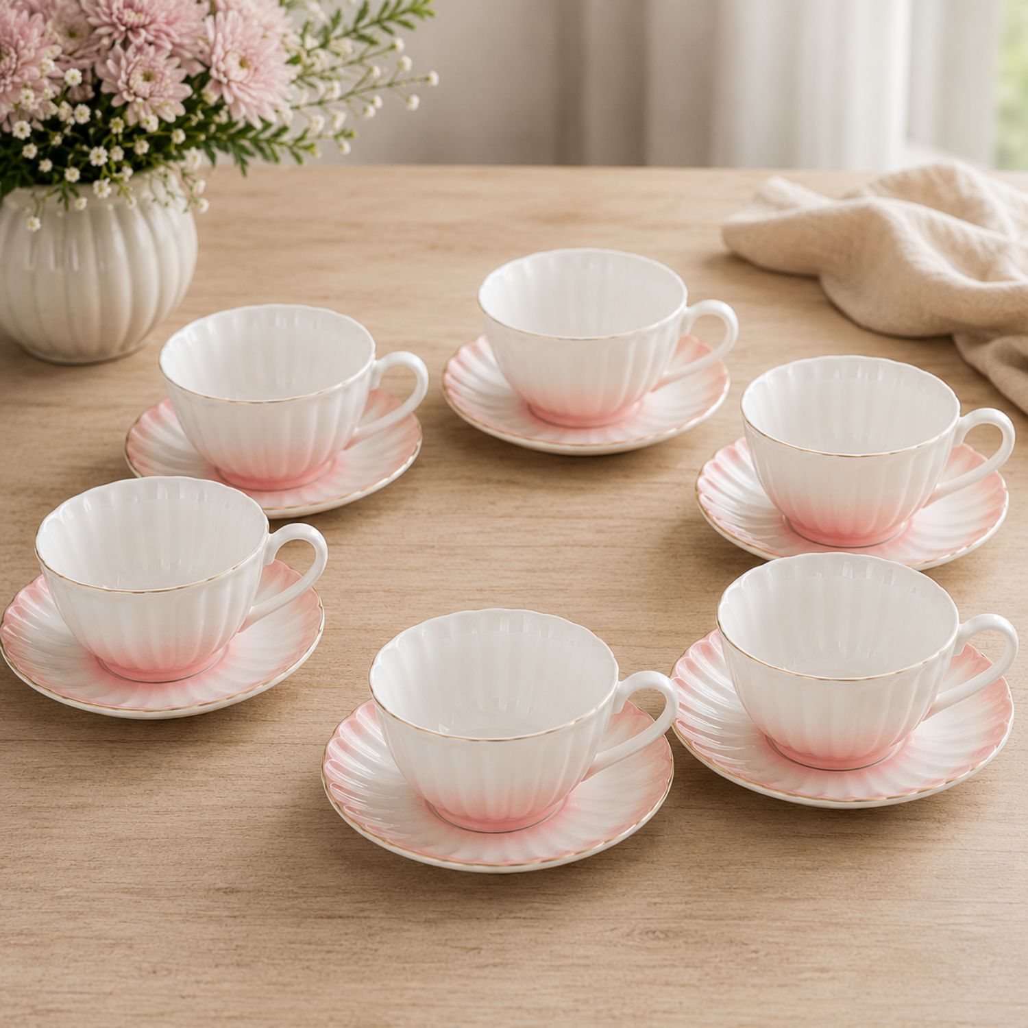 Set keramičkih šolja za čaj 6/1 DP4484
