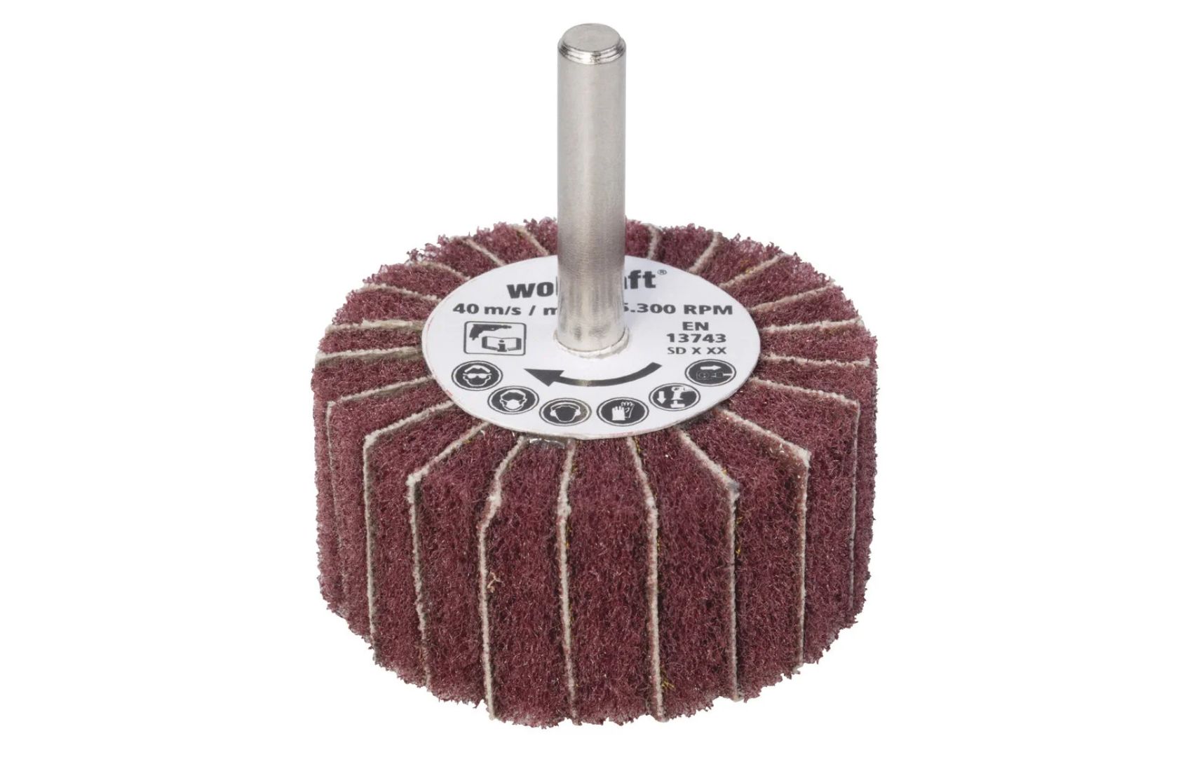 WOLFCRAFT Platneni brisač za finu obradu 50x25 mm 