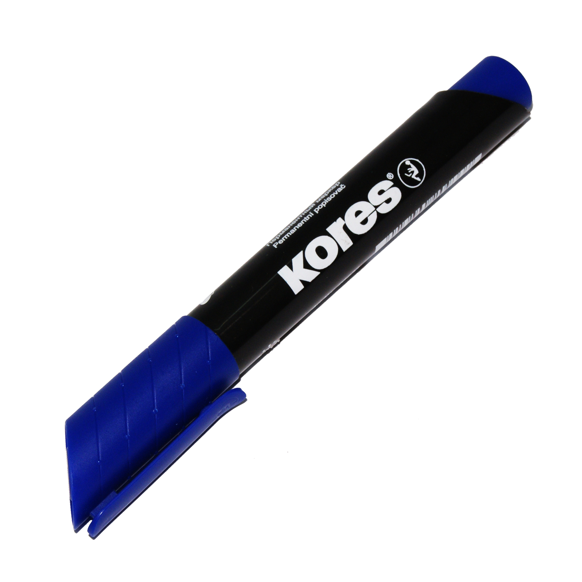 KORES Marker permanentni 3mm plavi