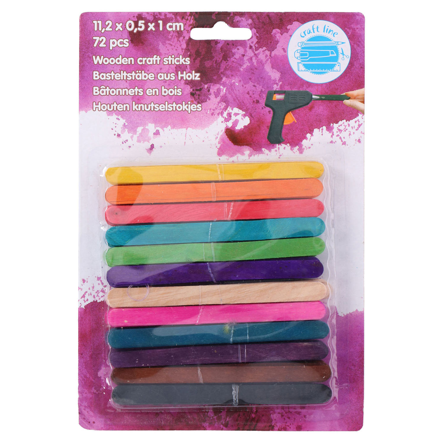 CRAFT LINE DRVENI ŠTAPIĆI ZA DEKORACIJU 72/1 CRAFT LINE DRVENI ŠTAPIĆI ZA DEKORACIJU 72/1