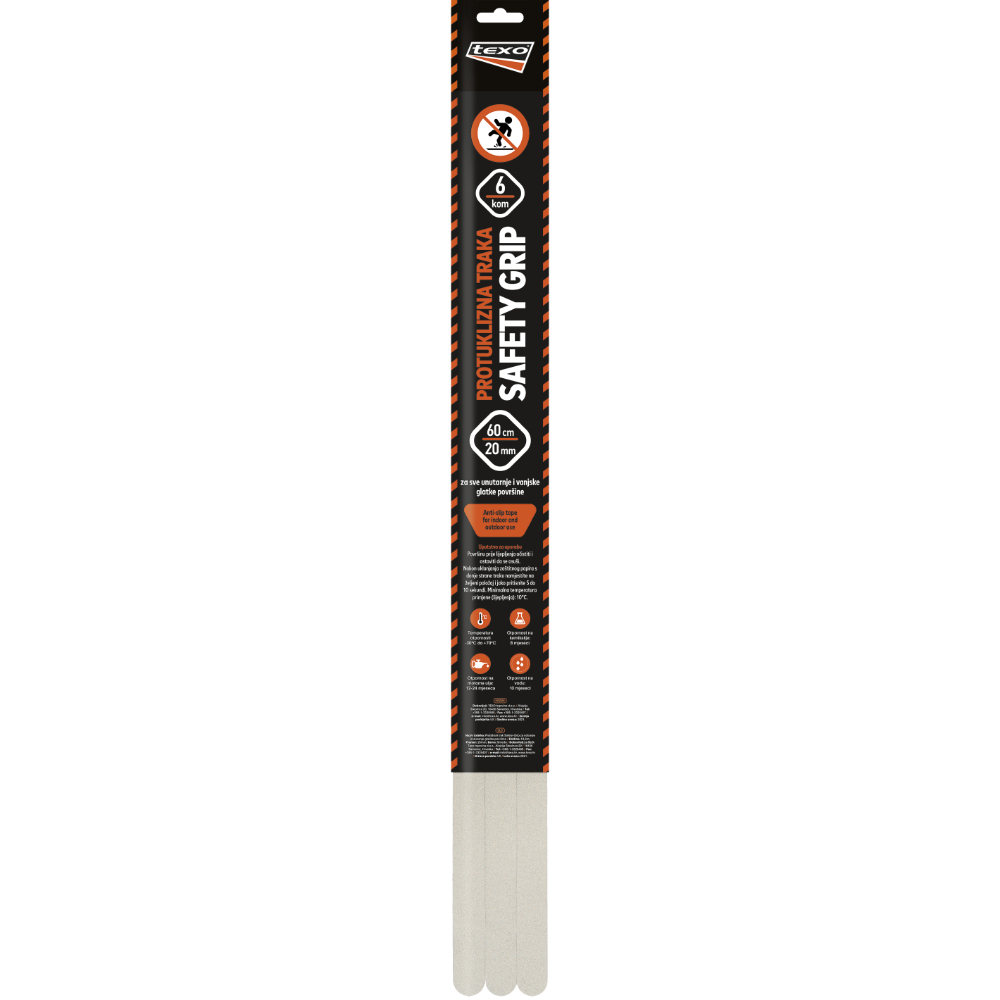 TEXO Protuklizna traka 19mmx60cm transparent 6/1