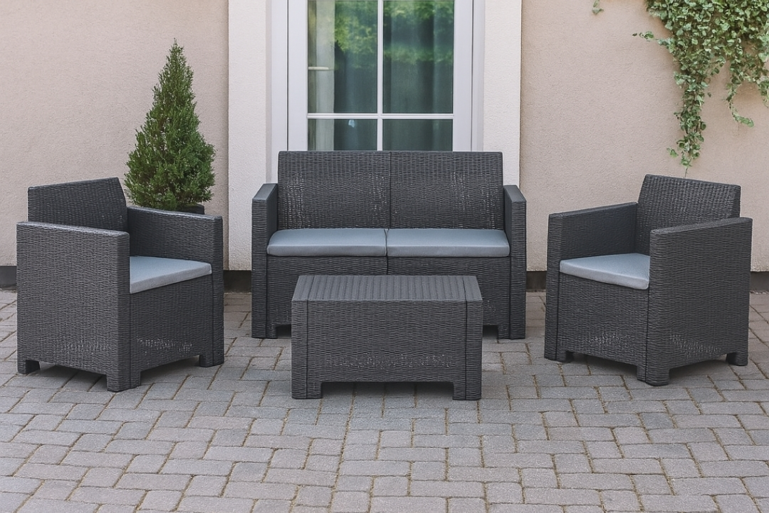 BICA GARNITURA NEBRASKA 2+1+1 GRAFIT  BICA GARNITURA NEBRASKA 2+1+1 GRAFIT