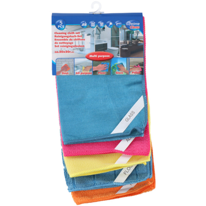 LIFETIME CLEAN KRPA ZA ČIŠĆENJE 5/1 30X30CM LIFETIME CLEAN KRPA ZA ČIŠĆENJE 5/1 30X30CM