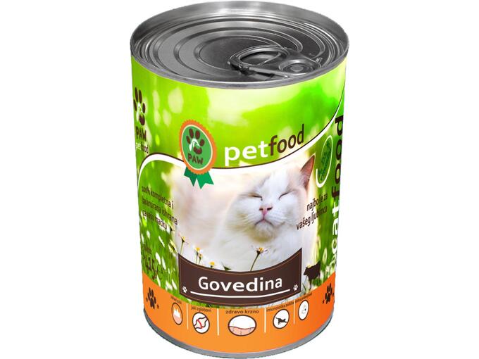PAW PETFOOD HRANA ZA MAČKE GOVEDINA 415G PAW PETFOOD PAW PETFOOD HRANA ZA MAČKE GOVEDINA 415G PAW PETFOOD