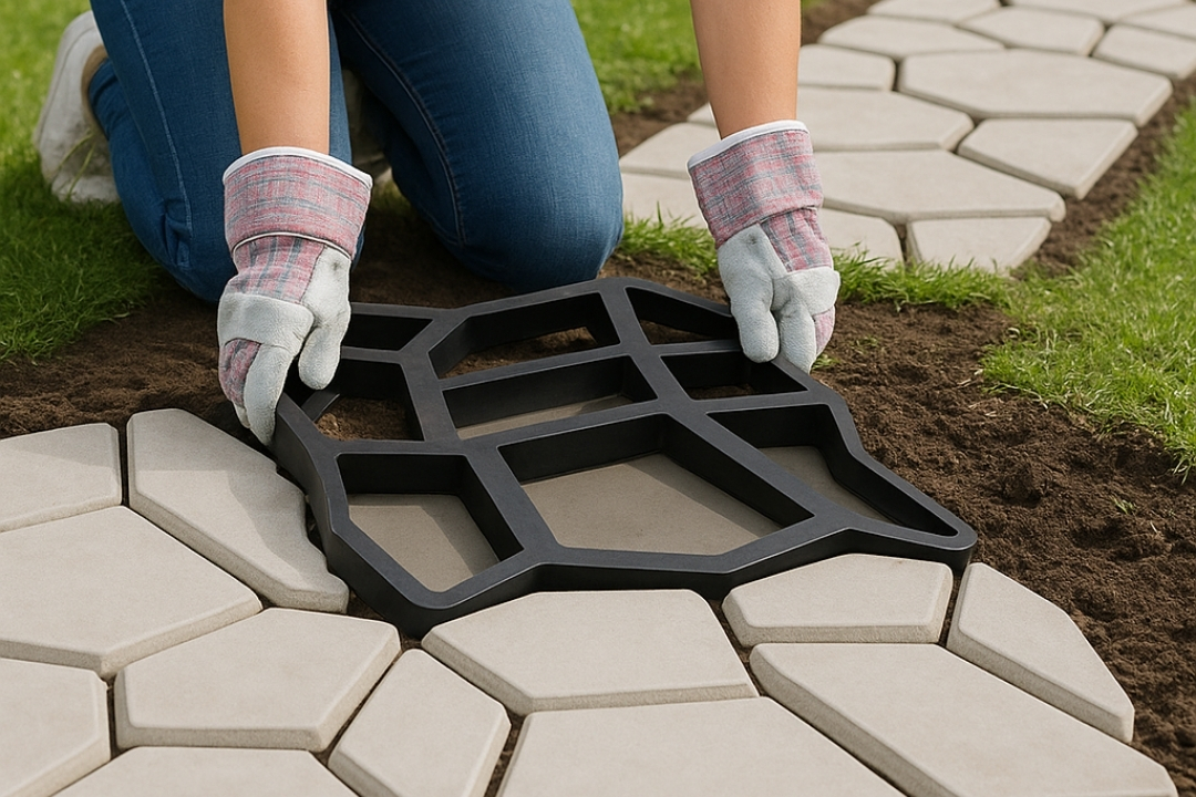  PVC kalup za betonske staze 50x50x4,5 cm 261257