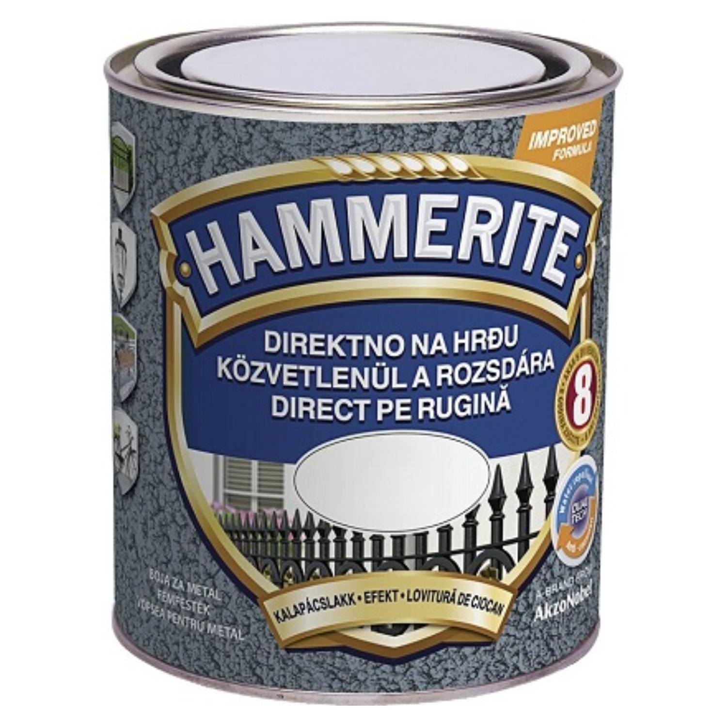 HAMMERITE Efekt lak max srebrena 0,75 l 
