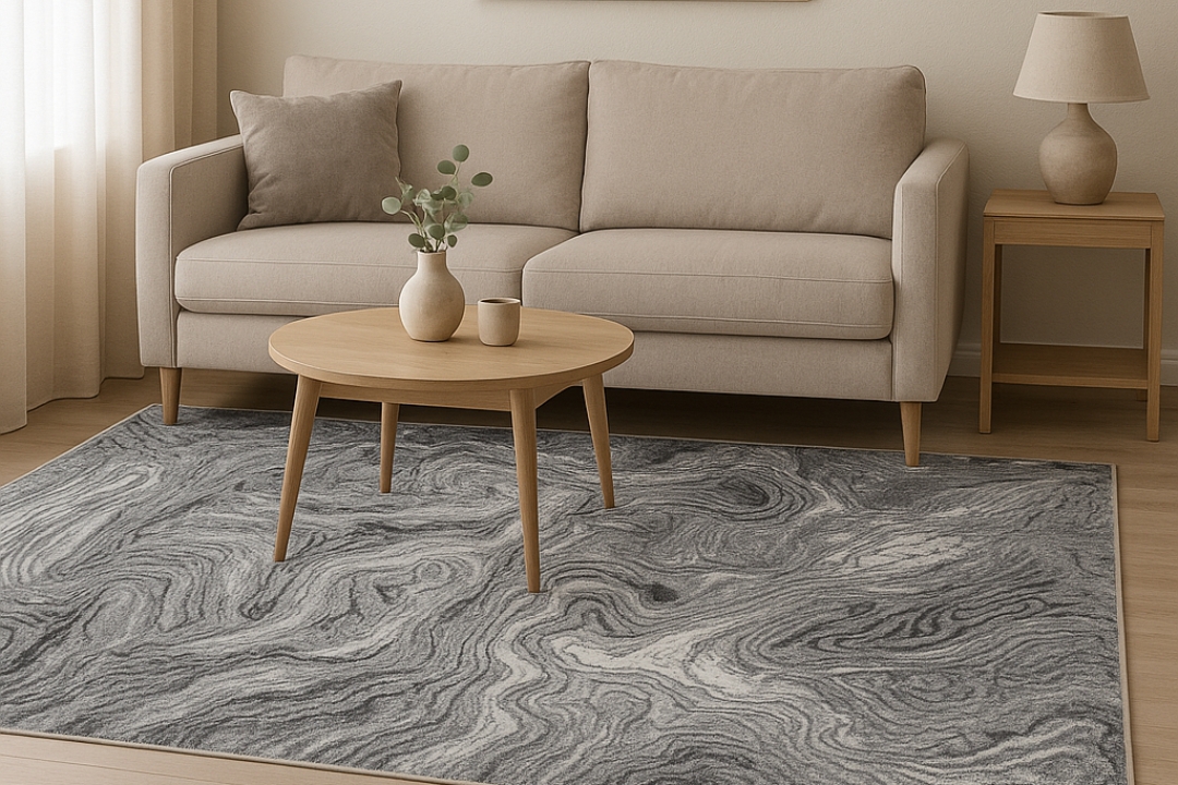  TEPIH NICENESS NP230 GREY BLACK 160X230CM