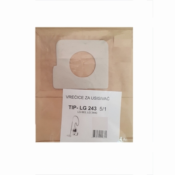 SAALPAK VREĆICE ZA USISIVAČ 5/1 243 SAALPAK VREĆICE ZA USISIVAČ 5/1 243