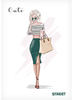 STREET SVESKA MEKA A5/54 KARO CUTE 63136 STREET SVESKA MEKA A5/54 KARO CUTE 63136