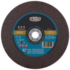 TYROLIT Rezna ploča Premium Stahl 41F A46Q-BFP 230x1,9x22mm