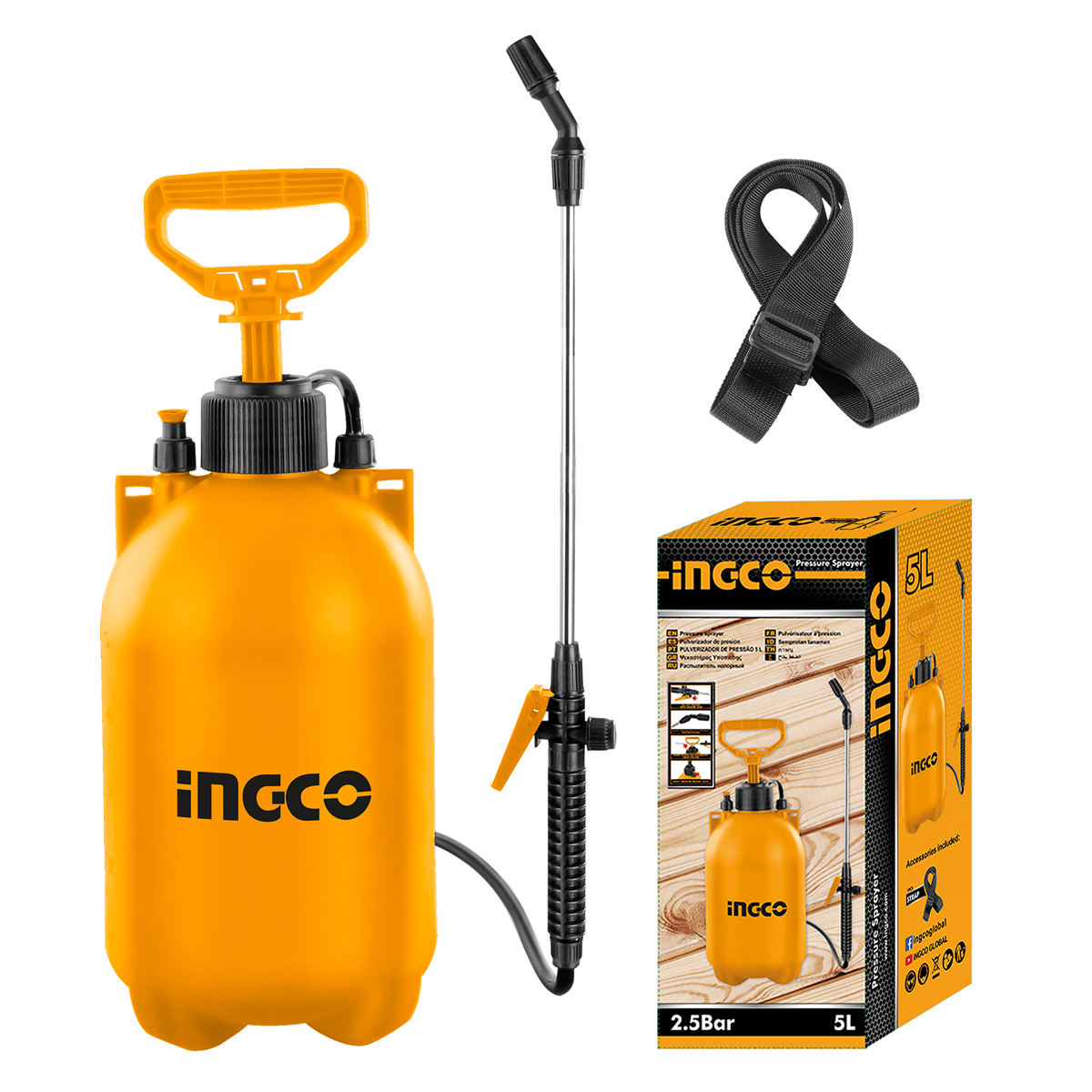 INGCO PRSKALICA RUČNA 5L HSPP3051