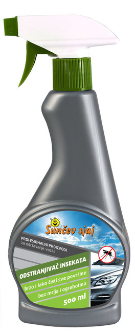 SUNČEV SJAJ Sunčev sjaj odstranjivač insekata 500ml SUNČEV SJAJ Sunčev sjaj odstranjivač insekata 500ml