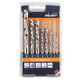 ALPEN Spiralna svrdla u setu profi PTM8 8/1 p 3,0-10,0mm