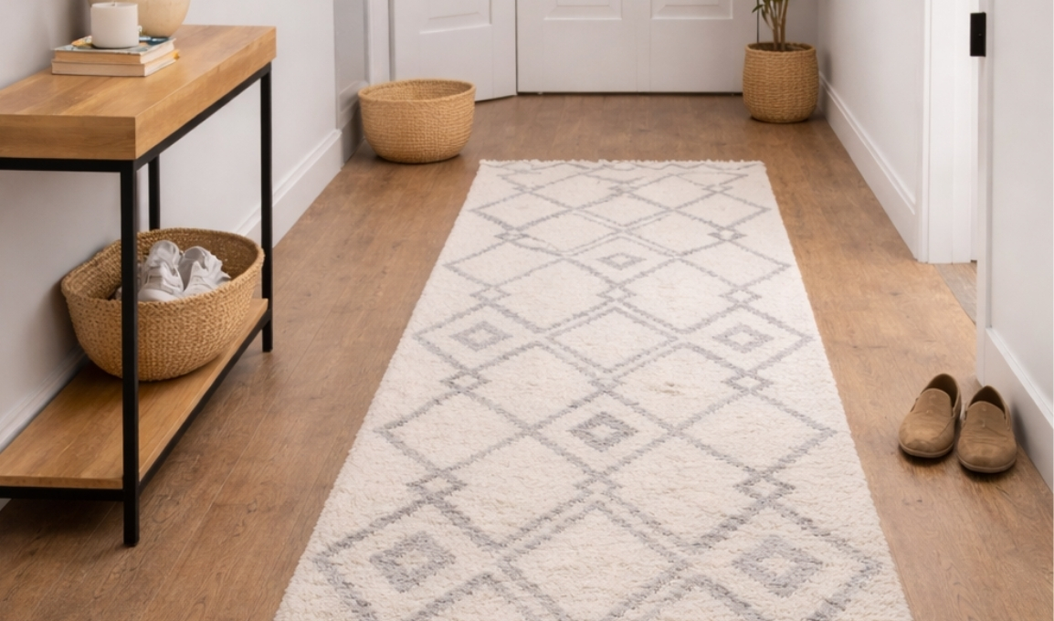  Tepih Jasmine BZ JS529 cream l.grey 80x300 cm