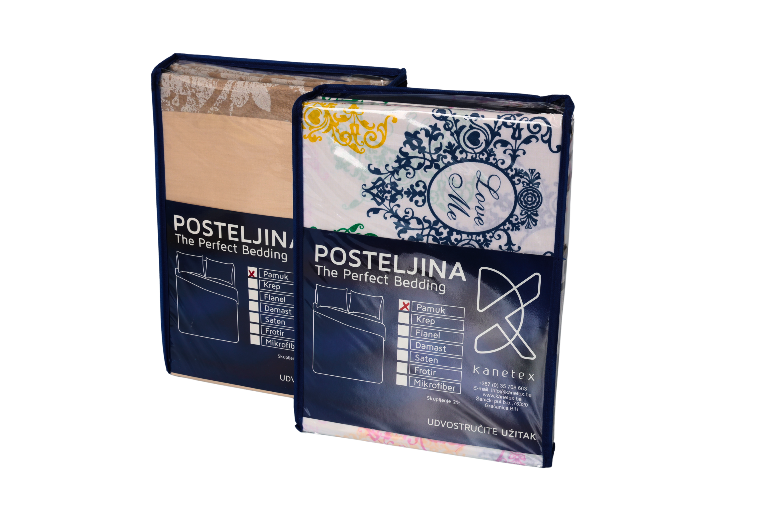 KANETEX Posteljina 200x200 pamuk 3/1