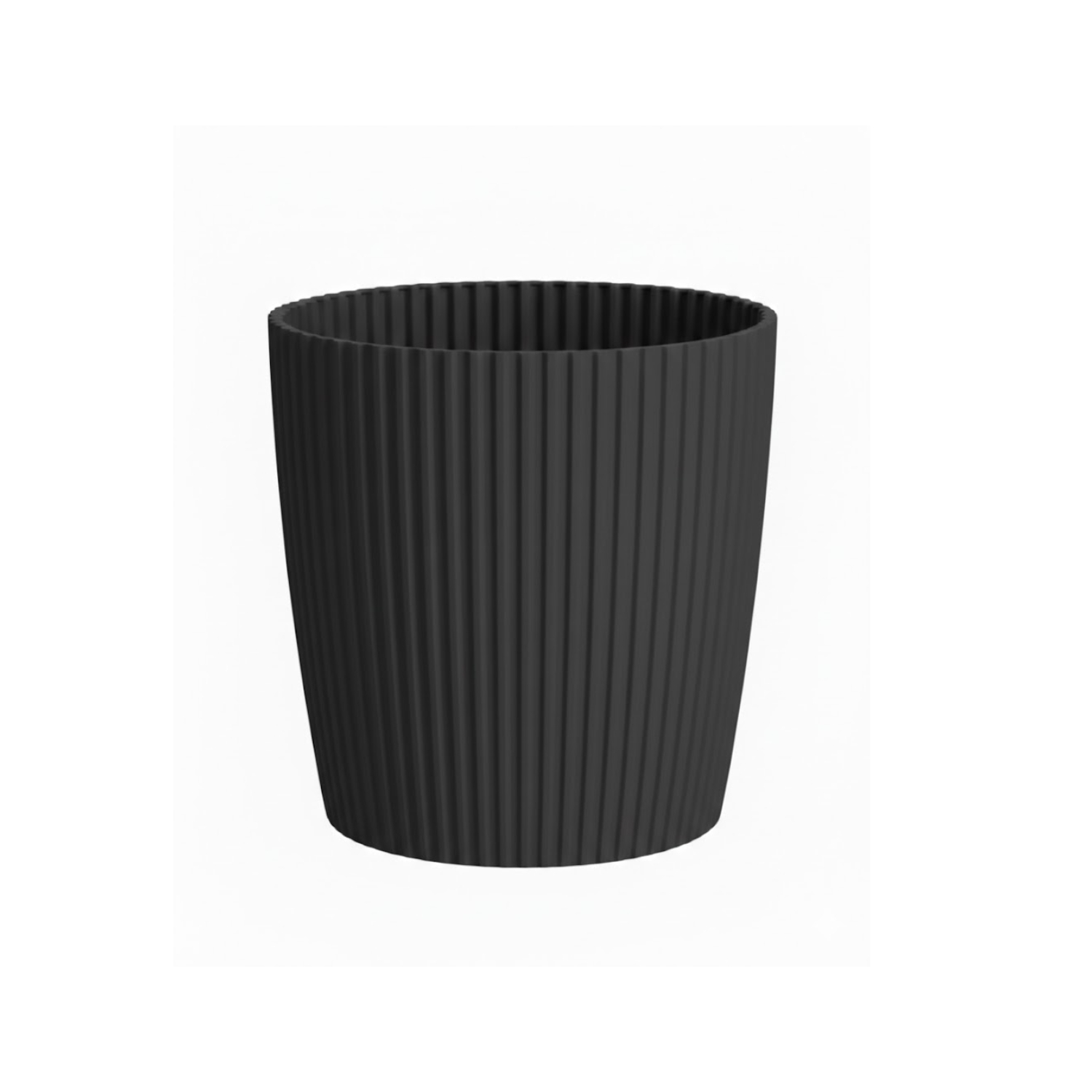 PLASTOFLEX Saksija Wave FI14 sa drenažerom antracit