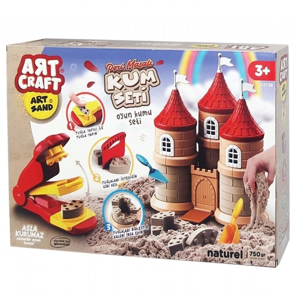 ART CRAFT Kinetički pijesak kula 750g ART CRAFT Kinetički pijesak kula 750g