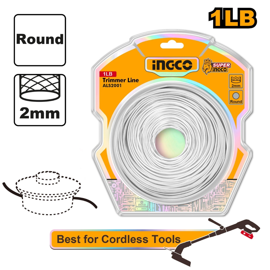 INGCO Nit za trimer 2 mm x 120 m ALS2001